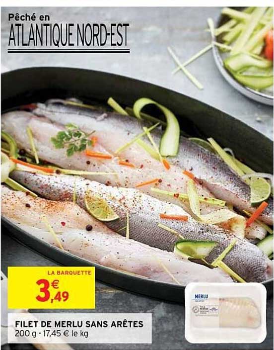 filet de merlu sans arêtes