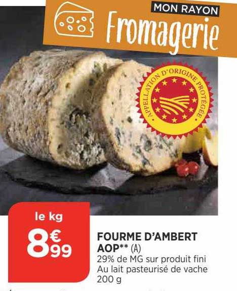 fourme d'ambert aop