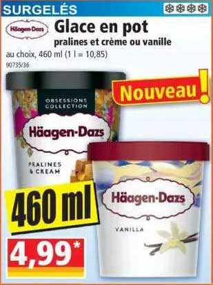 glace en pot häagen-dazs