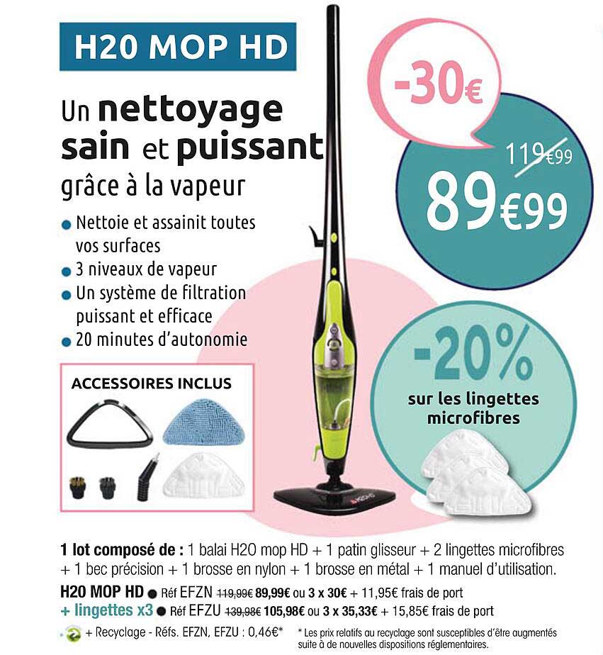 h20 mop hd