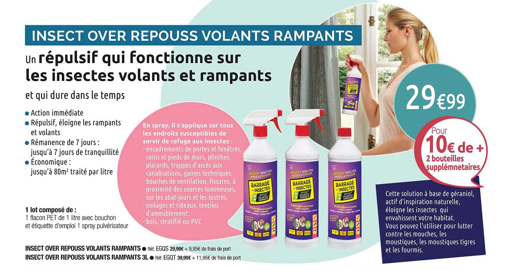 insect over repouss volants rampants