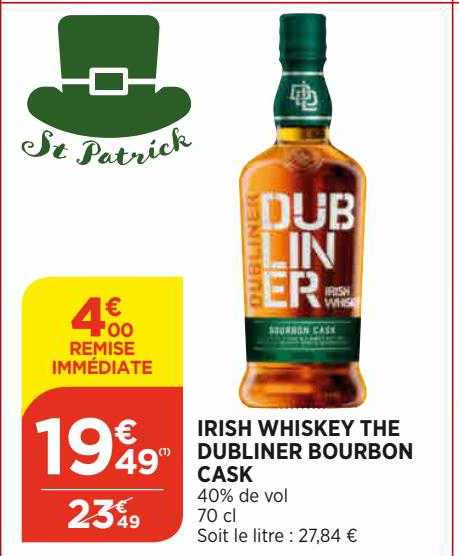 irish whiskey the dubliner bourbon cask