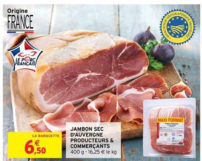 jambon sec d'auvergne producteurs & commerçants