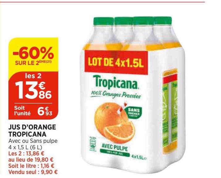 Jus D'orange Tropicana