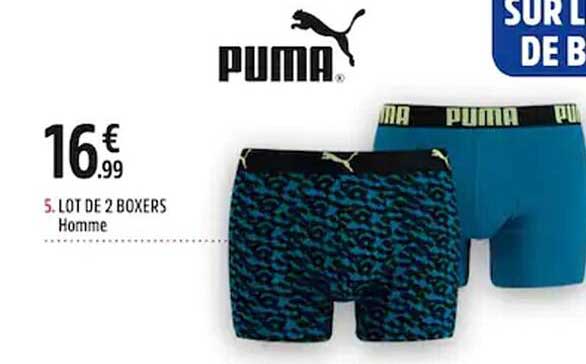Lot De 2 Boxers Homme Puma
