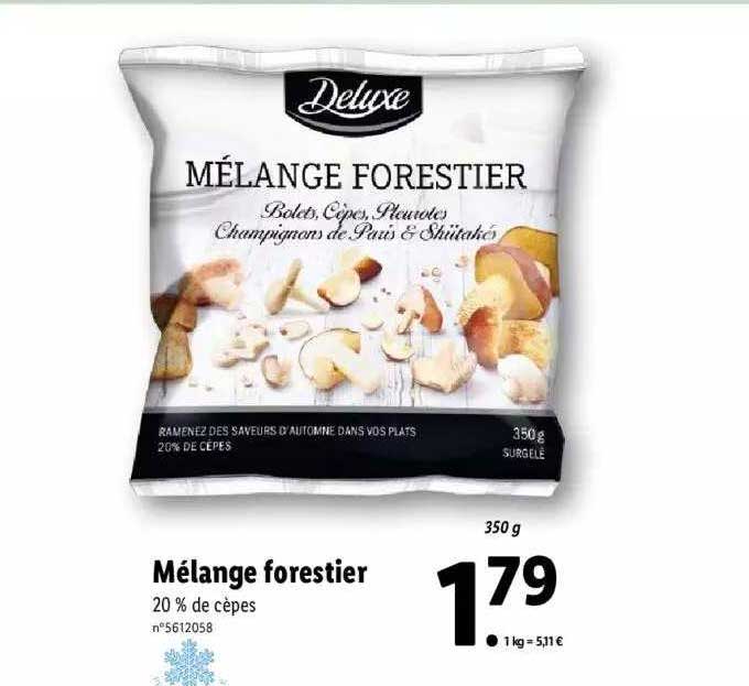 mélange forestier deluxe