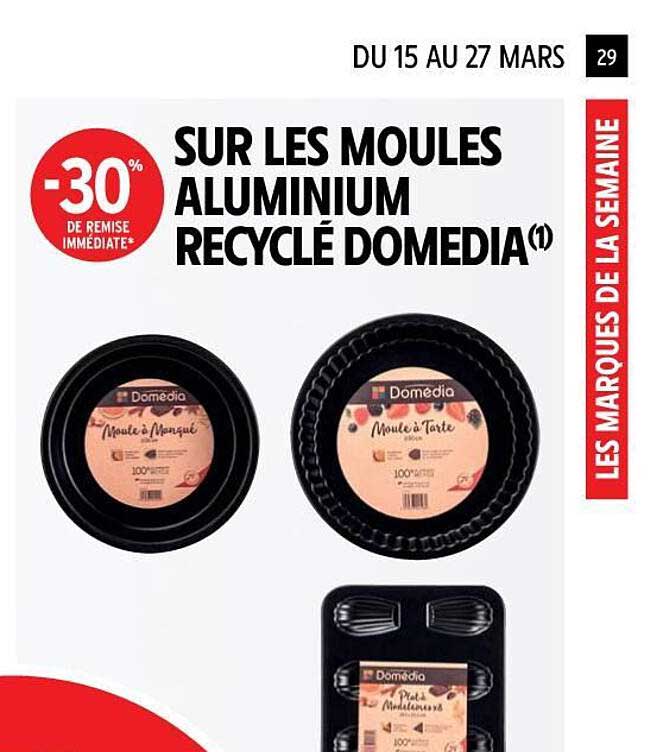 Moules Aluminium Recyclé Domédia