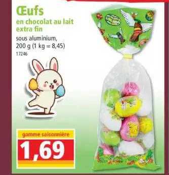Oeufs En Chocolat Au Lait Extra Fin