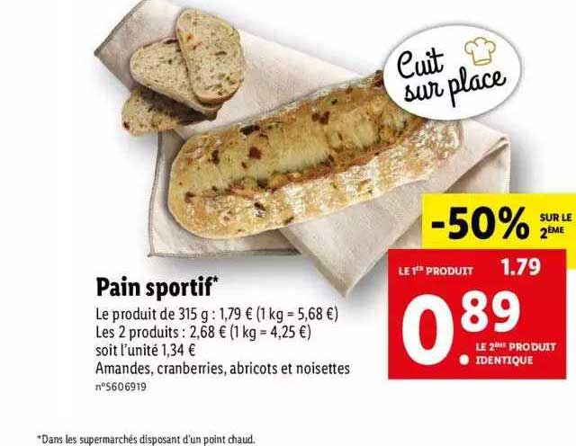 pain sportif