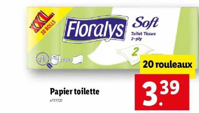 Papier Toilette Floralys
