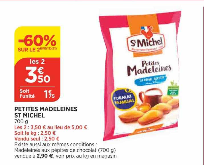 petites madeleines st michel