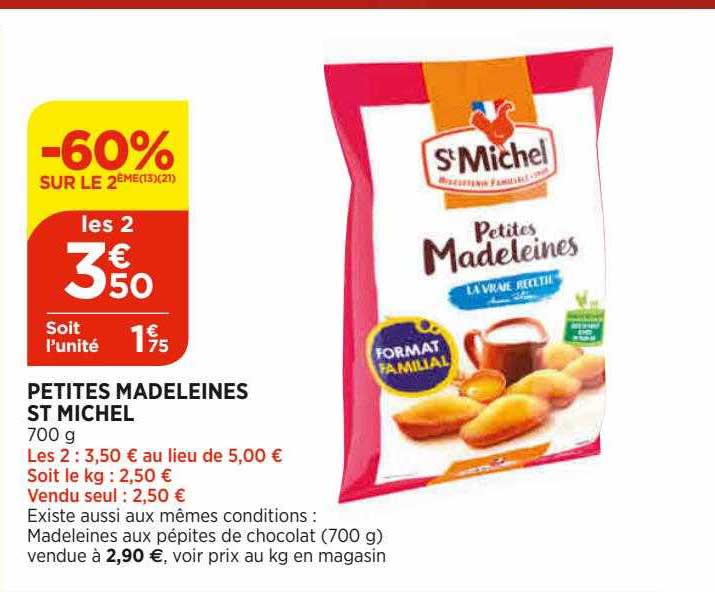 petites madeleines st michel