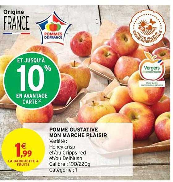 pomme gustative mon marché plaisir
