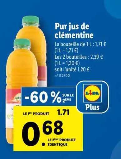 Pur Jus De Clémentine Solevita