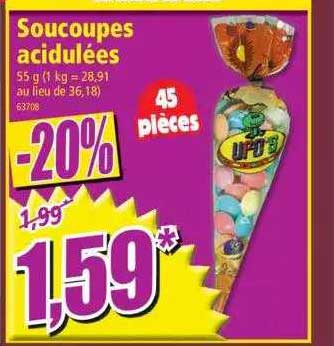 soucoupes acidulées