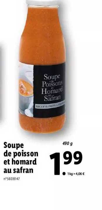 Soupe De Poisson Et Homard Au Safran