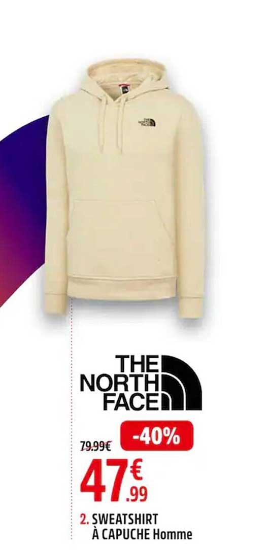 sweatshirt à capuche homme the north face