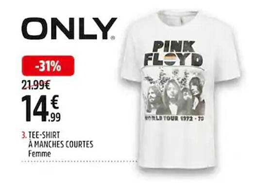 tee-shirt à manches courtes femme only