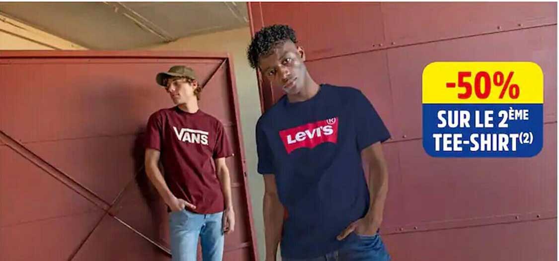 tee-shirt vans, levi's