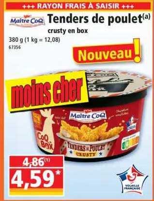 Tenders De Poulet Maître Coq