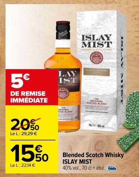blended scotch whisky islay mist