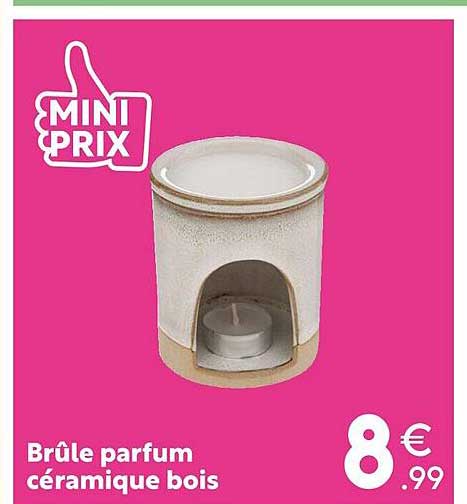 Brûle Parfum Céramique Bois