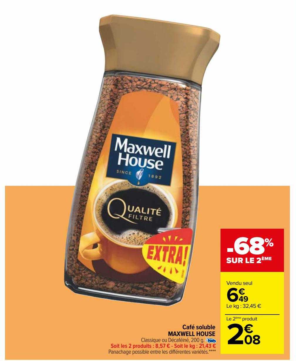 Café Soluble Maxwell House