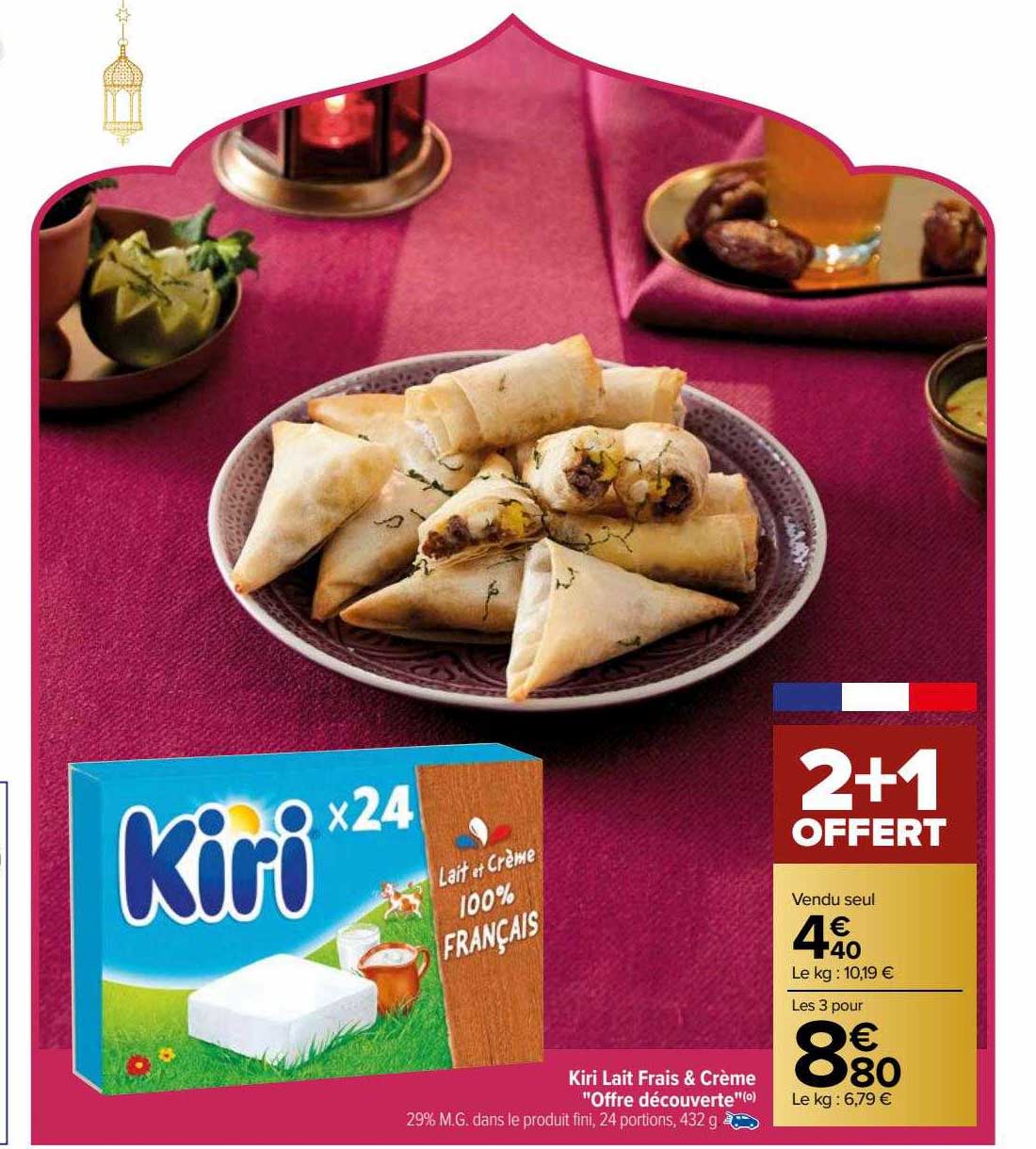 Kiri Lait Frais & Crème "offre Découverte"