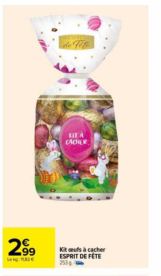 kit œufs à cacher esprit de fête