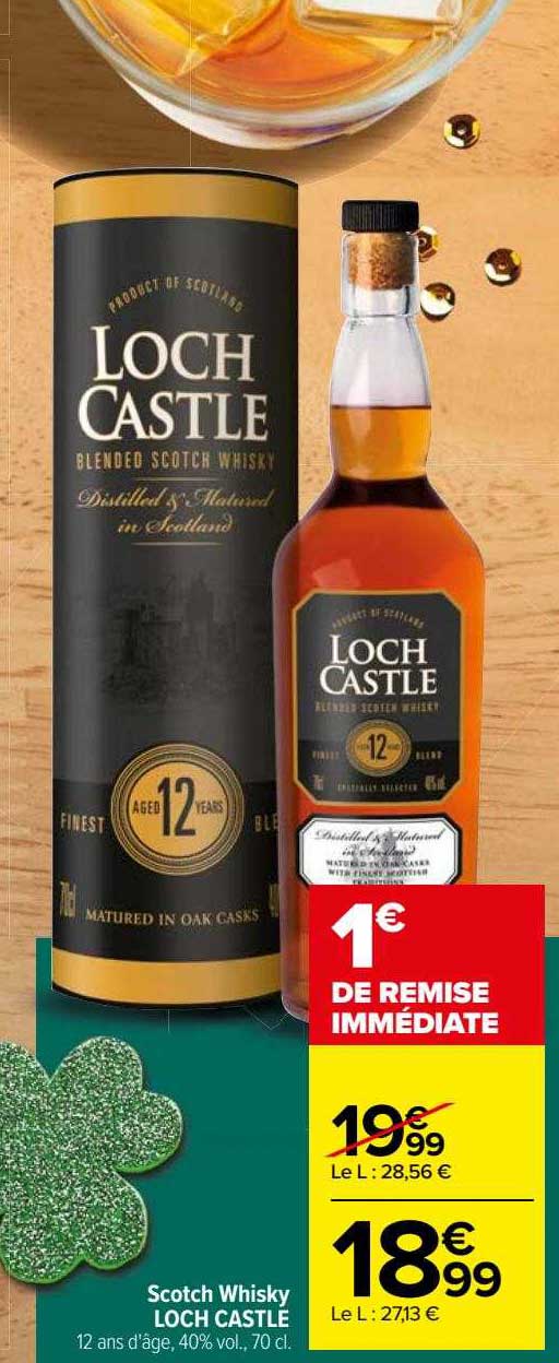 scotch whisky loch castle