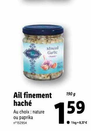 ail finement haché