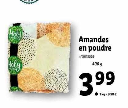 amandes en poudre holy fruits