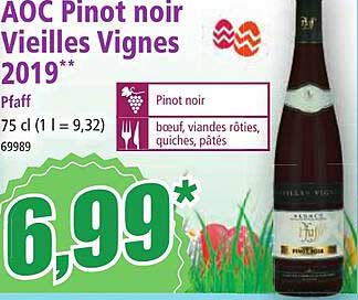 aoc pinot noir vieilles vignes 2019 pfaff