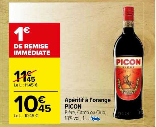 apéritif à l'orange picon