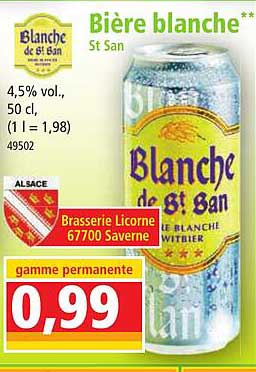 bière blanche st san