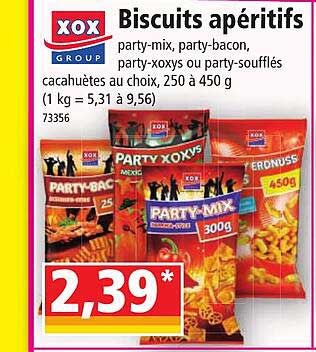 Biscuits Apéritifs Xox Group