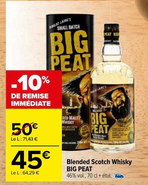 blended scotch whisky big peat