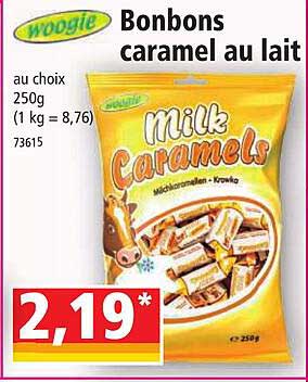 Bonbons Caramel Au Lait Woogie