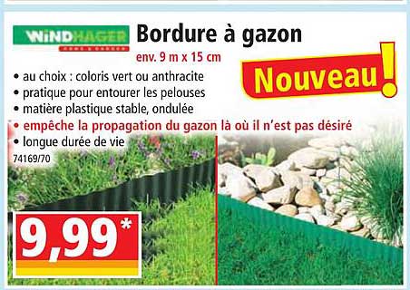 Bordure à Gazon Windhager