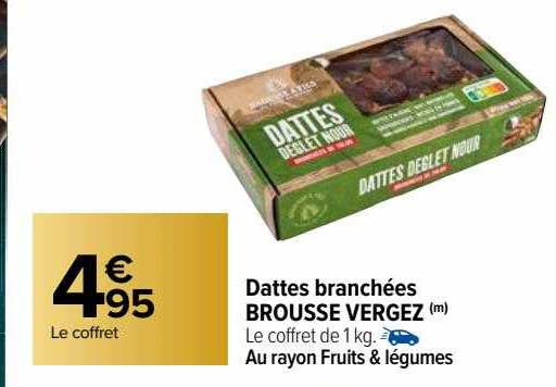 dattes branchées brousse vergez