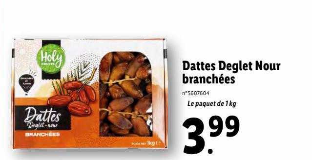 dattes deglet nour branchées holy fruits