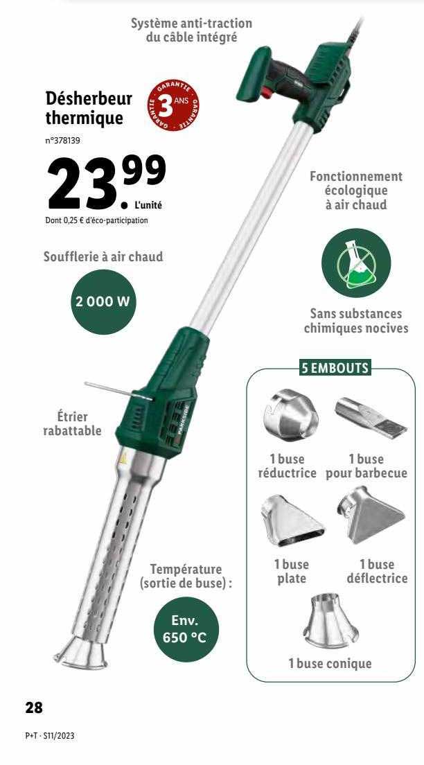 désherbeur thermique