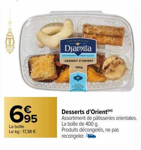 desserts d'orient