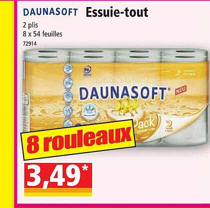 essuie-tout daunasoft