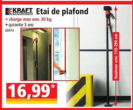étai de plafond kraft werkzeuge