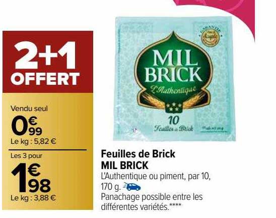 feuilles de brick mil brick