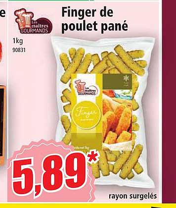 finger de poulet pané