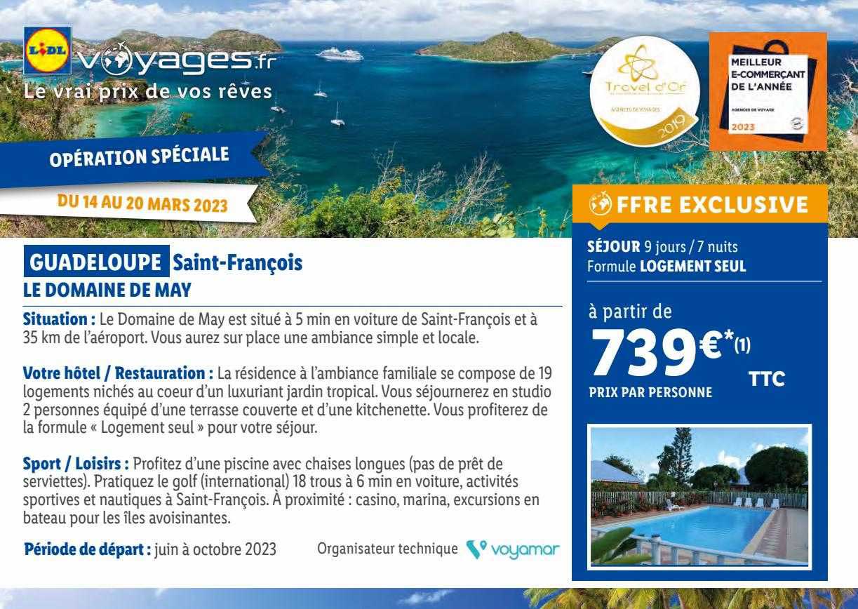 guadeloupe saint-françois : le domaine de may