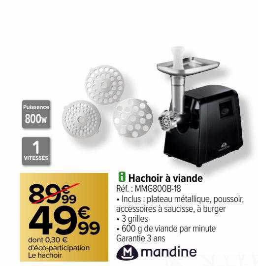 Hachoir à Viande Mandine