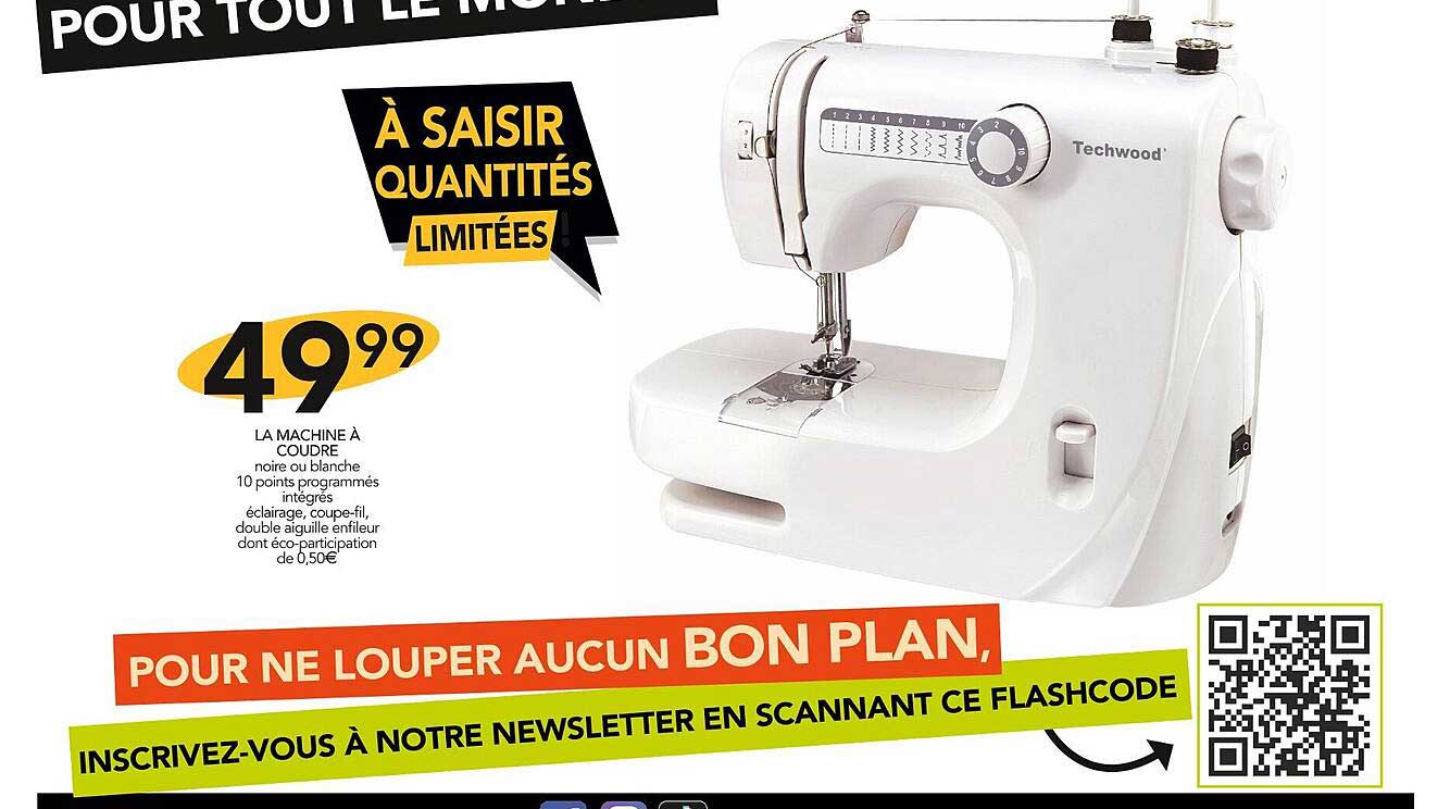 la machine à coudre techwood